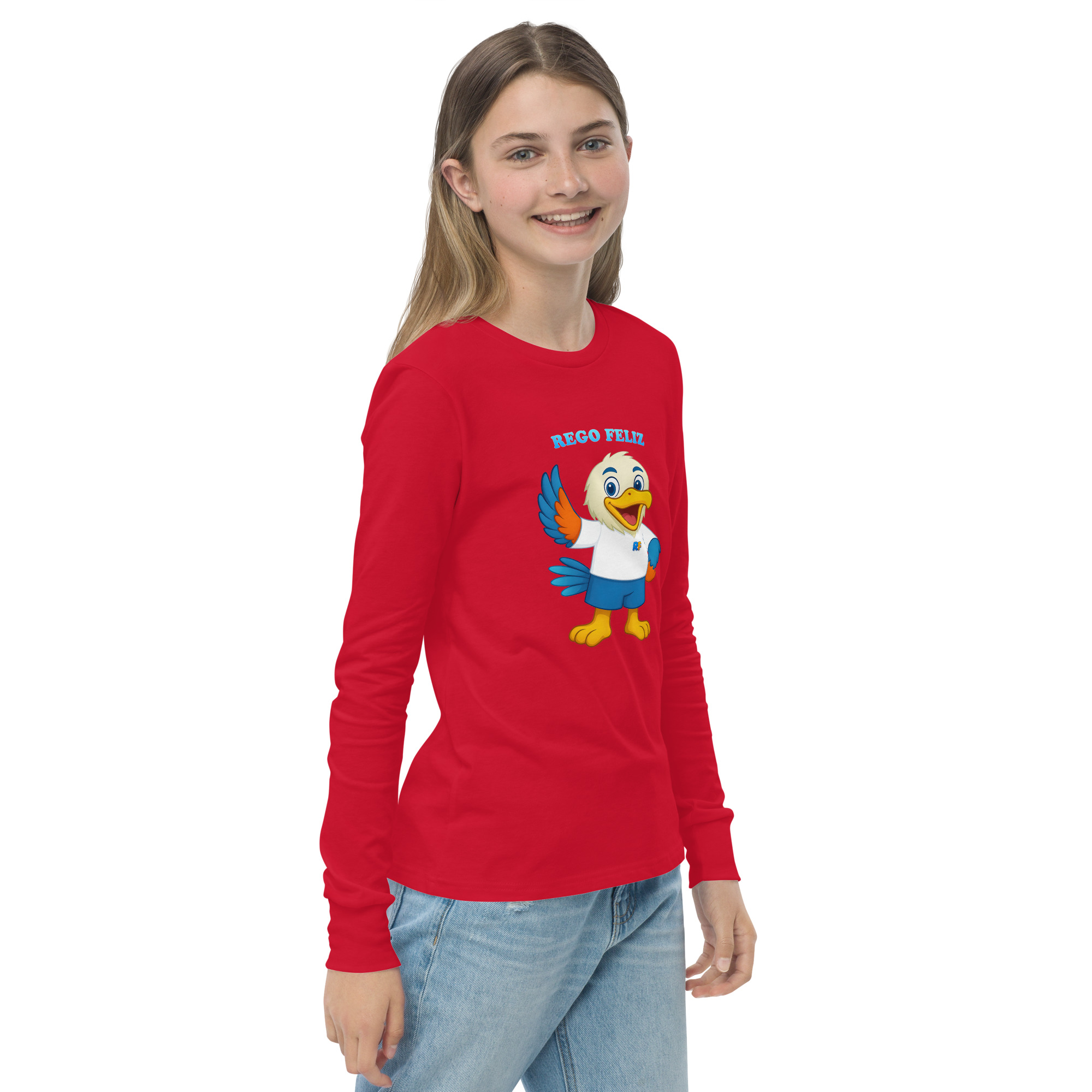 Rego Feliz – Youth Long Sleeve Tee - Image 3