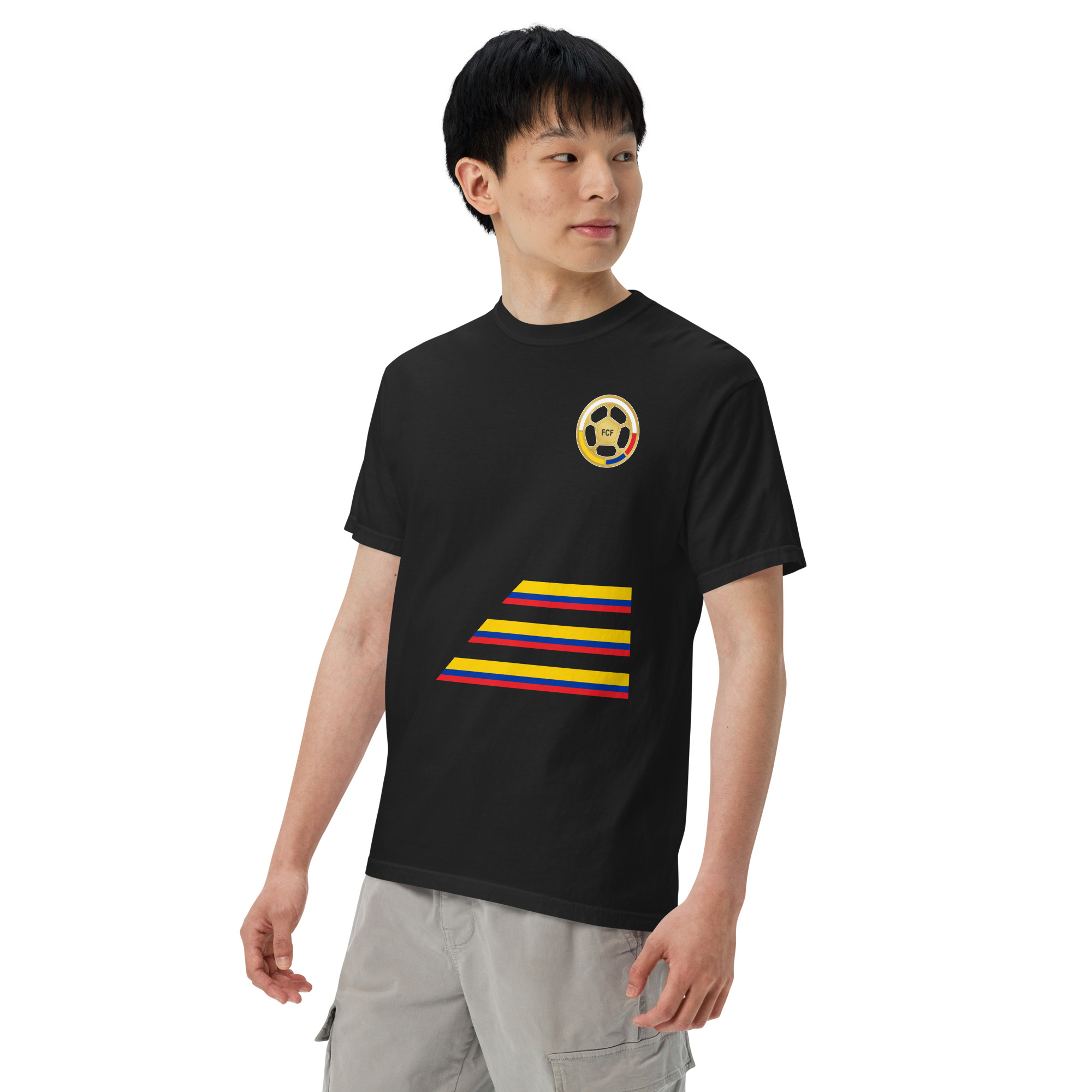 Colombian Tricolor - garment heavyweight t-shirt - Image 10