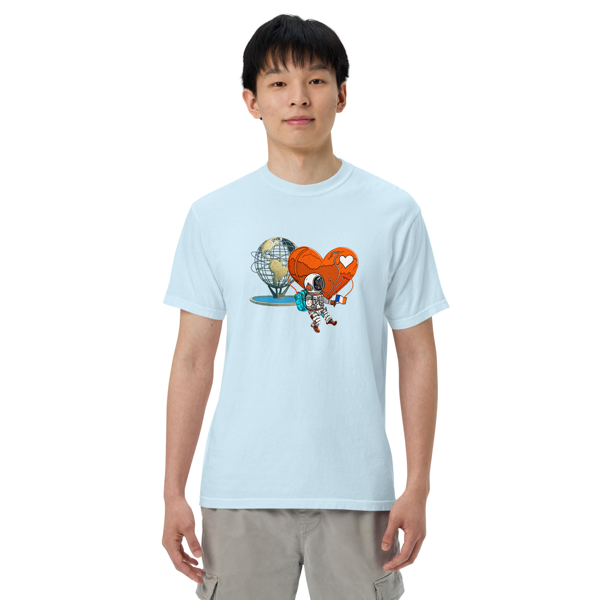 Timeless 7 Train NYC – Unisex Garment-dyed heavyweight t-shirt - Image 22