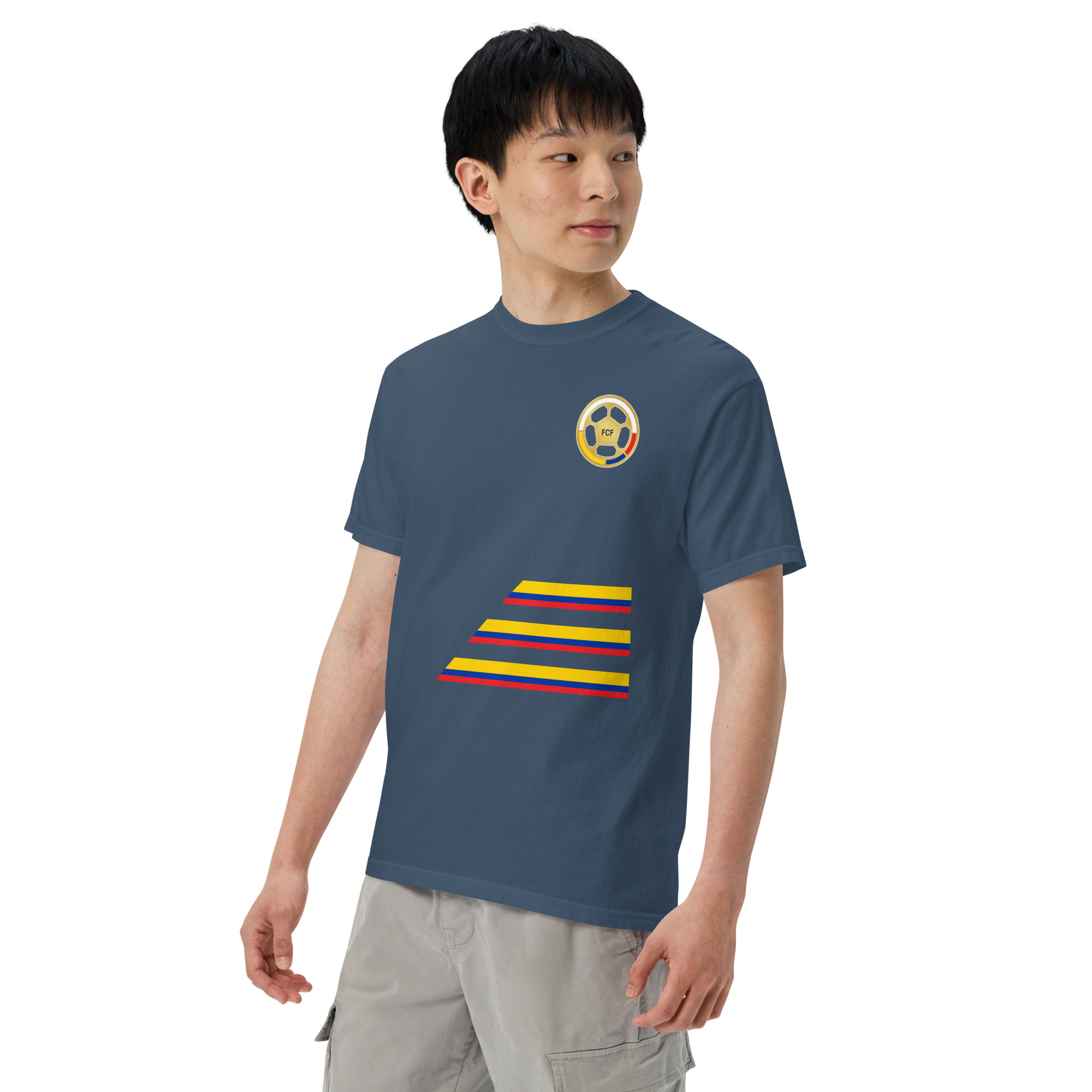 Colombian Tricolor - garment heavyweight t-shirt - Image 22
