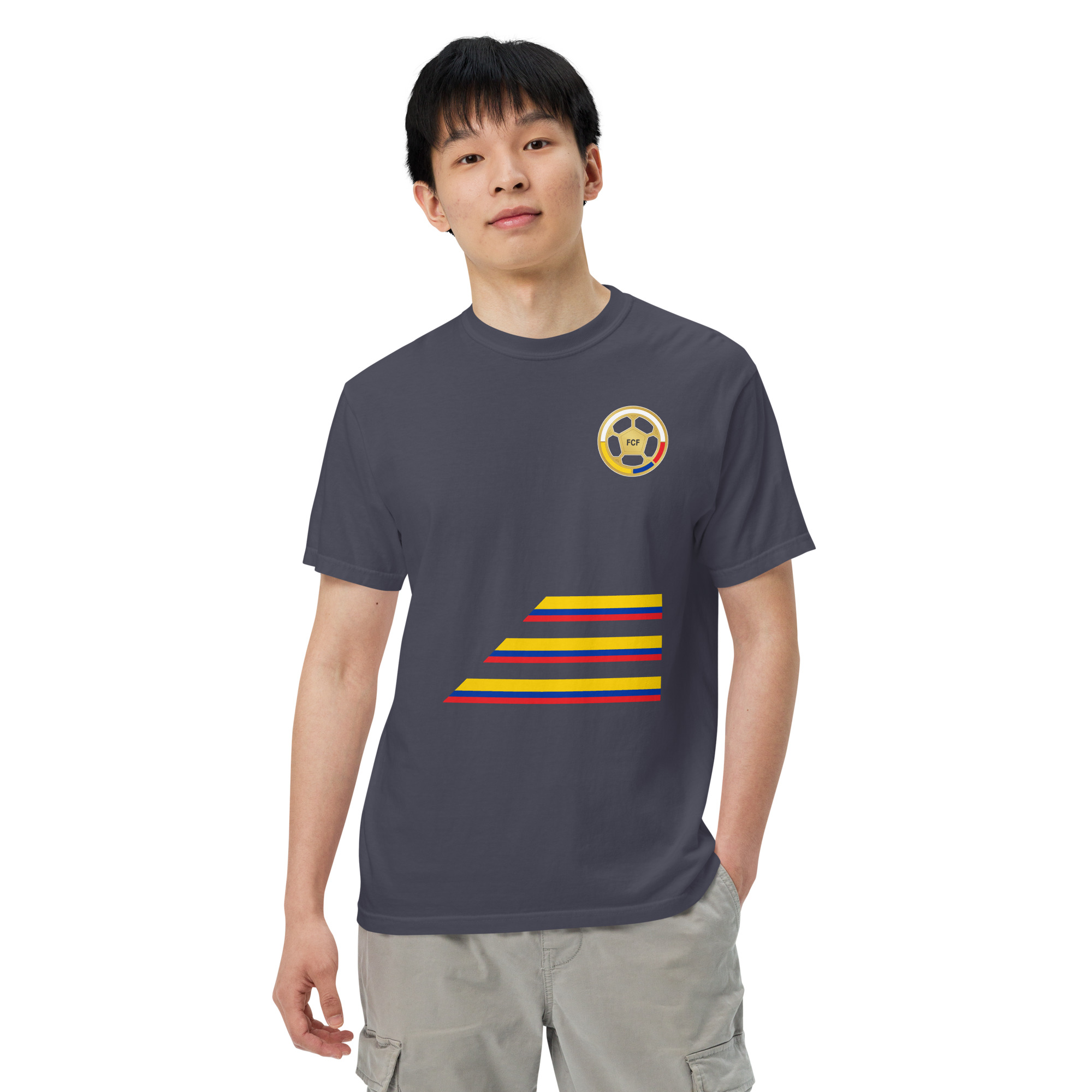Colombian Tricolor - garment heavyweight t-shirt - Image 16