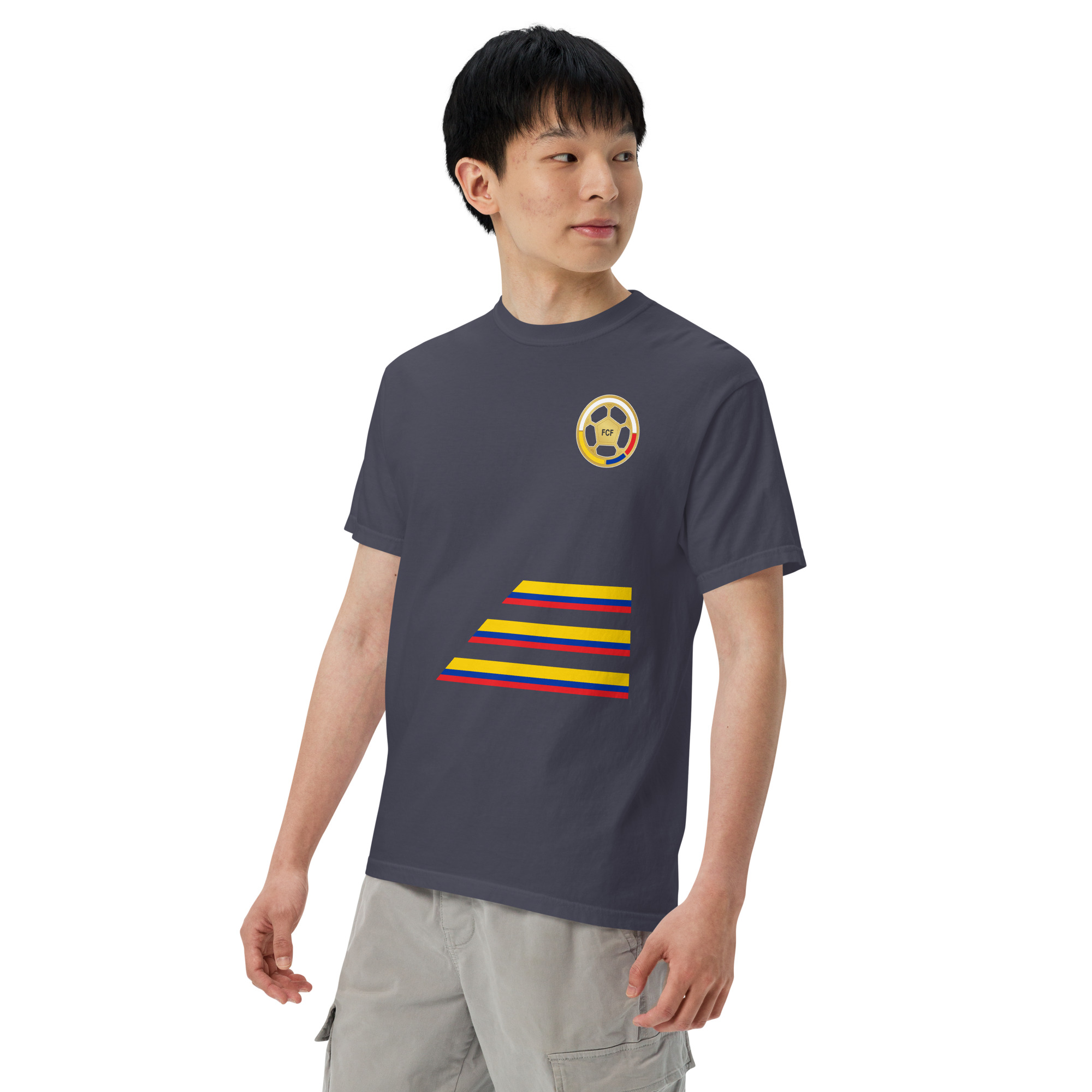 Colombian Tricolor - garment heavyweight t-shirt - Image 18