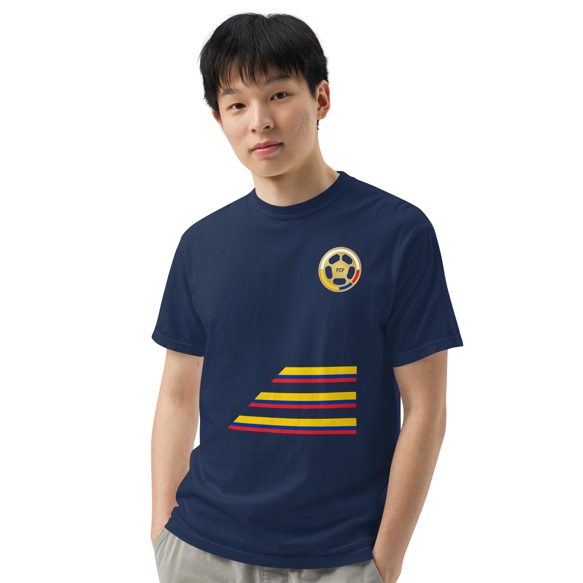 Colombian Tricolor - garment heavyweight t-shirt - Image 12