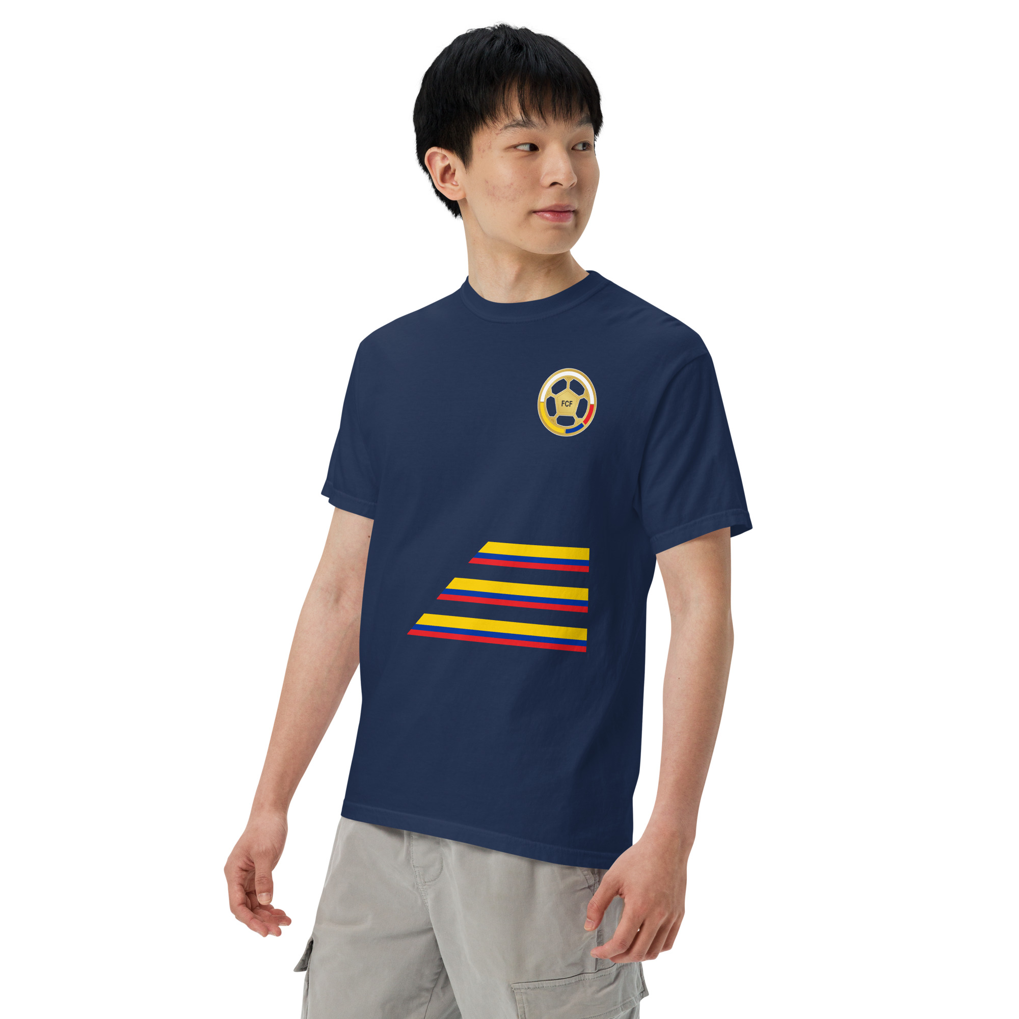 Colombian Tricolor - garment heavyweight t-shirt - Image 14