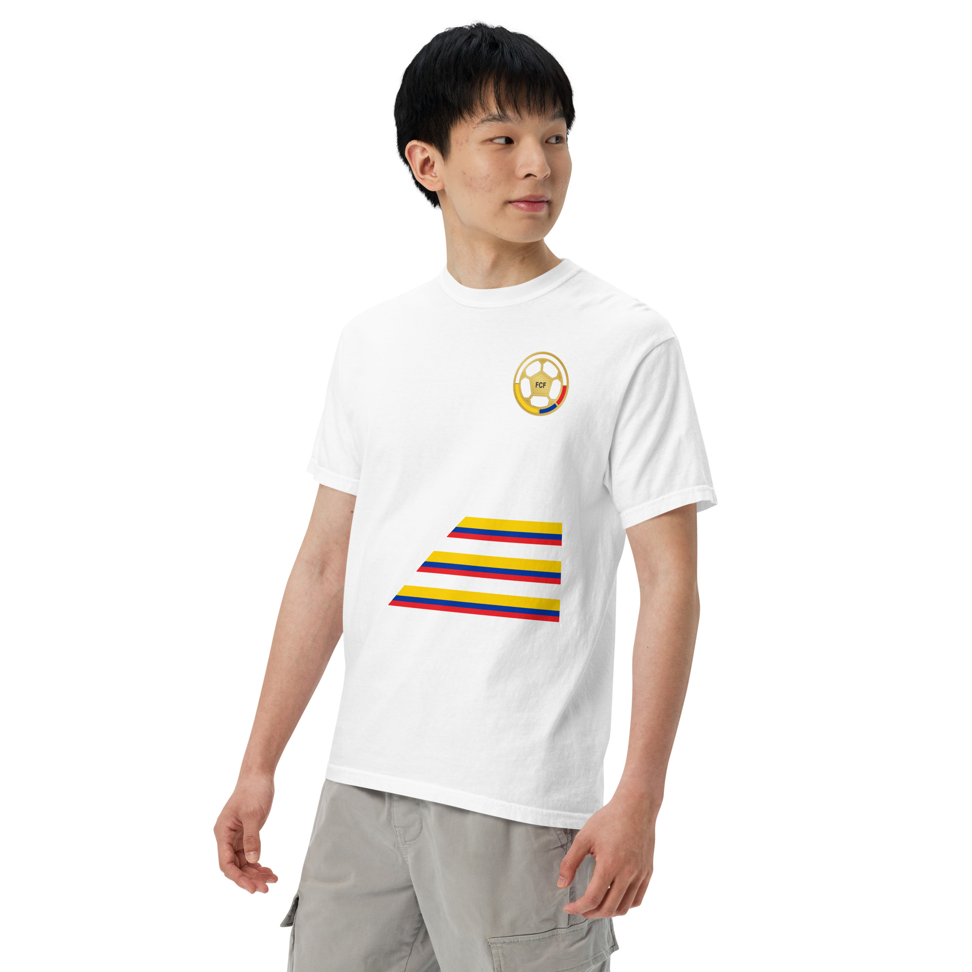 Colombian Tricolor - garment heavyweight t-shirt - Image 30
