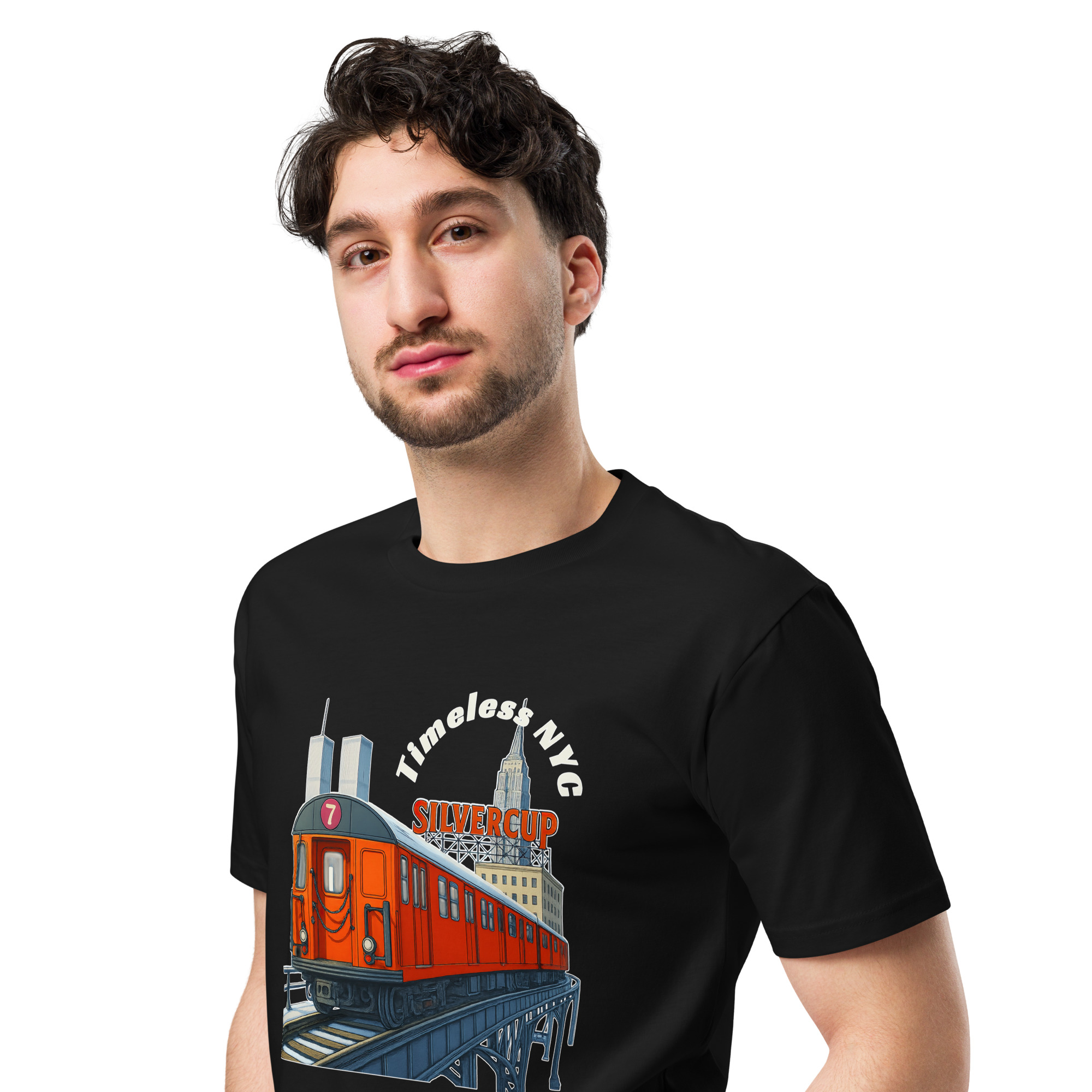 Timeless 7 Train NYC - Premium T-shirt - Image 2