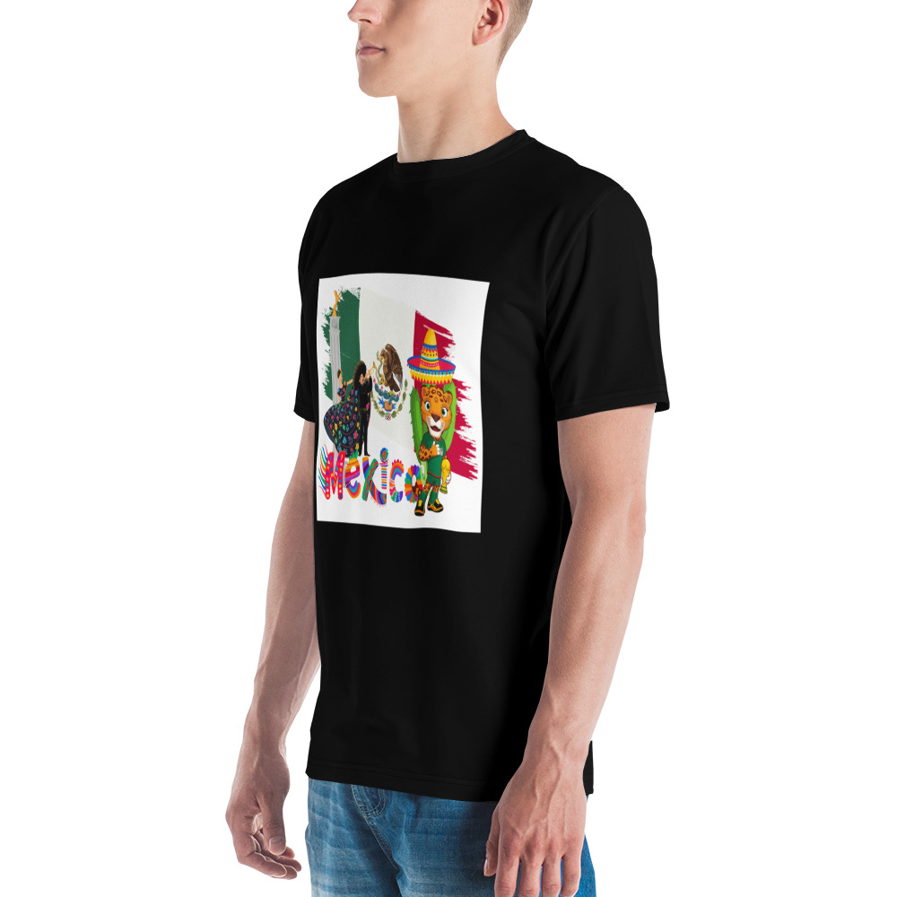 Proud Mexico & NY/NJ Hosts - World Cup 2026 Black T-Shirt - Image 3