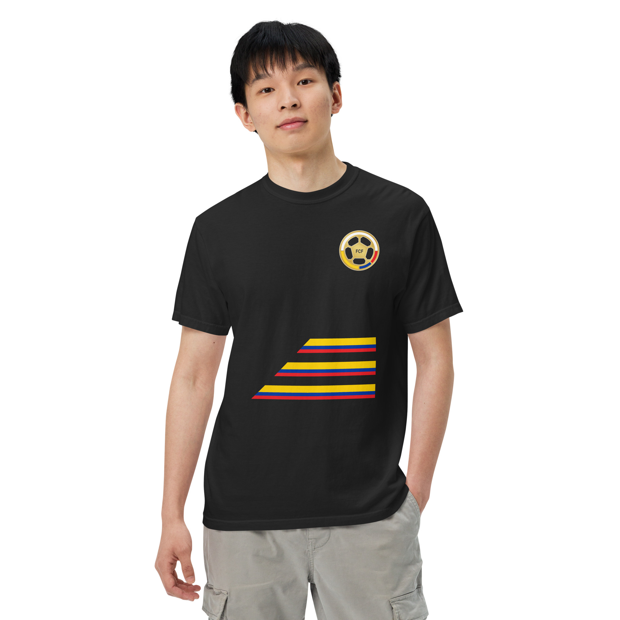 Colombian Tricolor - garment heavyweight t-shirt - Image 33