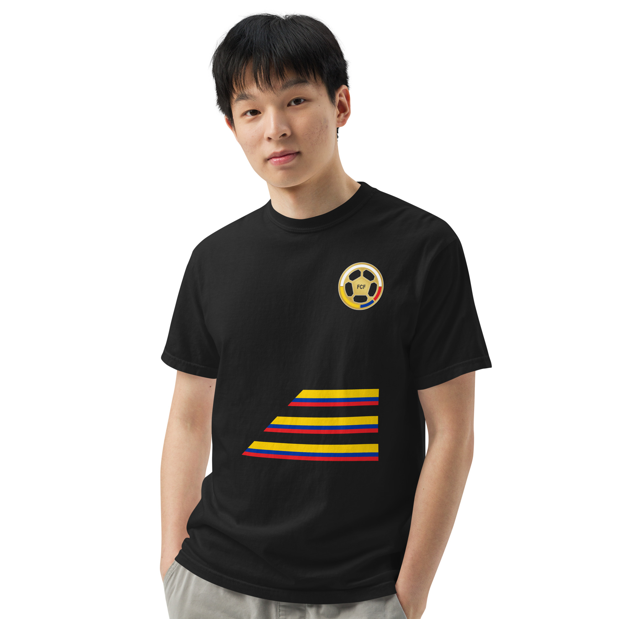 Colombian Tricolor - garment heavyweight t-shirt - Image 34