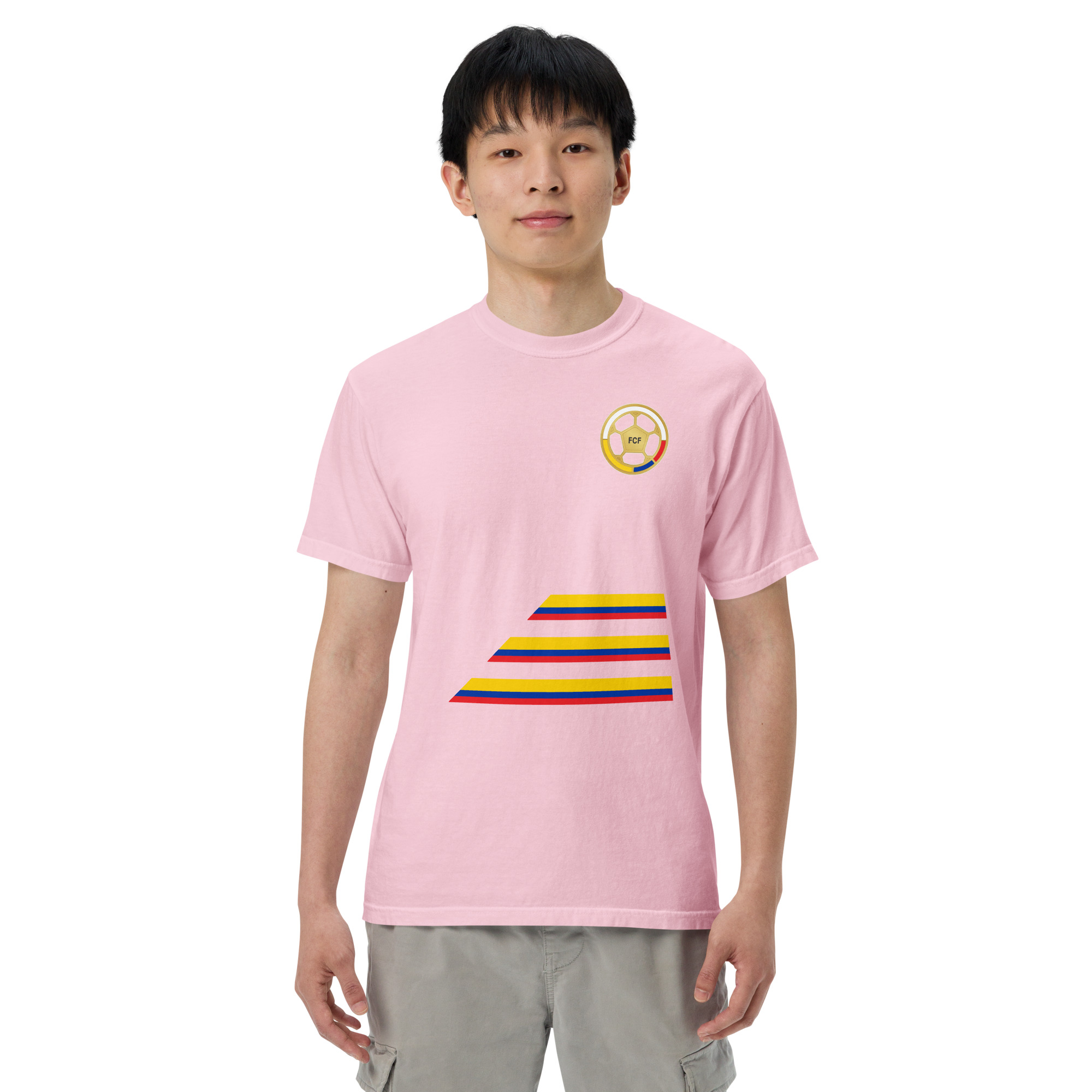 Colombian Tricolor - garment heavyweight t-shirt - Image 48