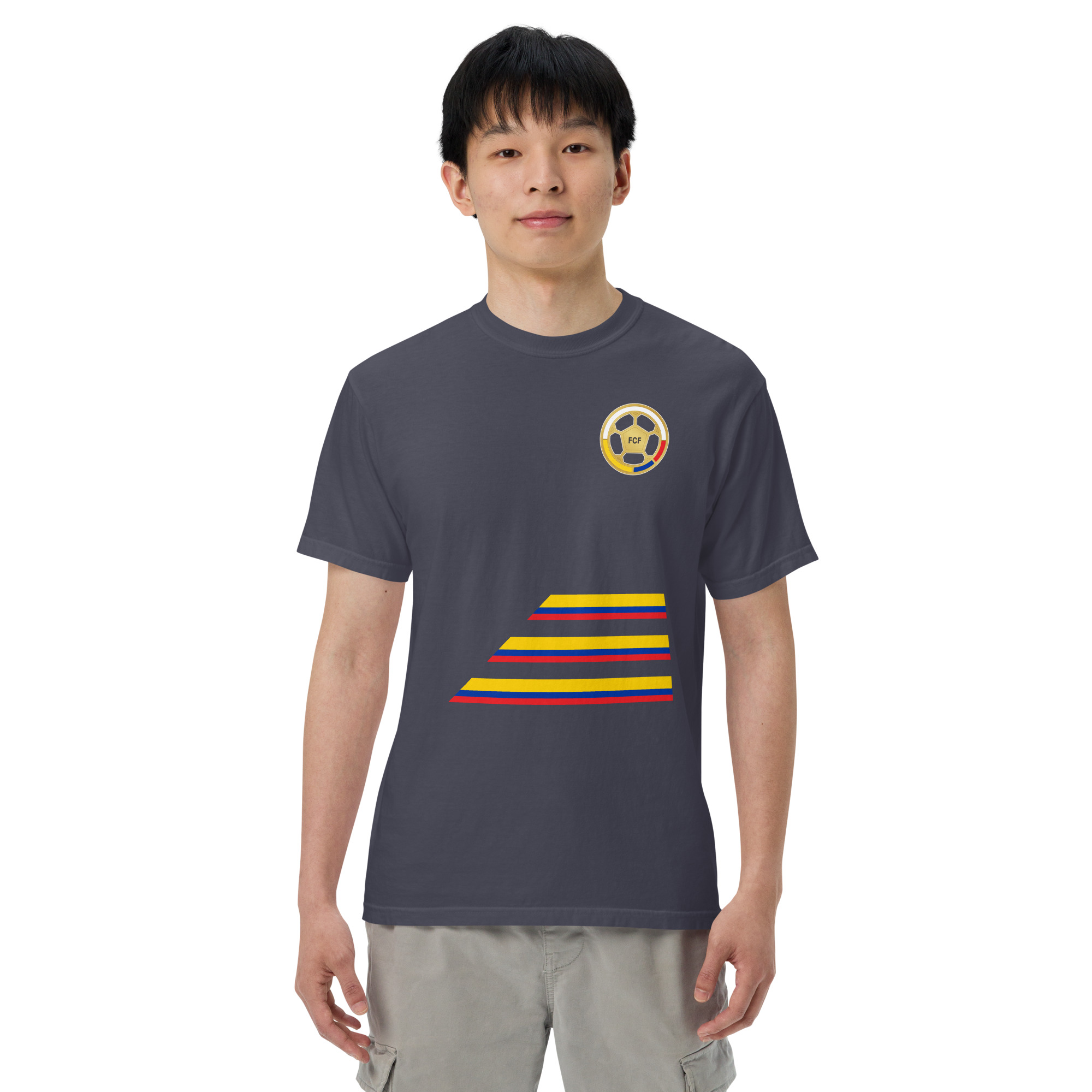 Colombian Tricolor - garment heavyweight t-shirt - Image 40