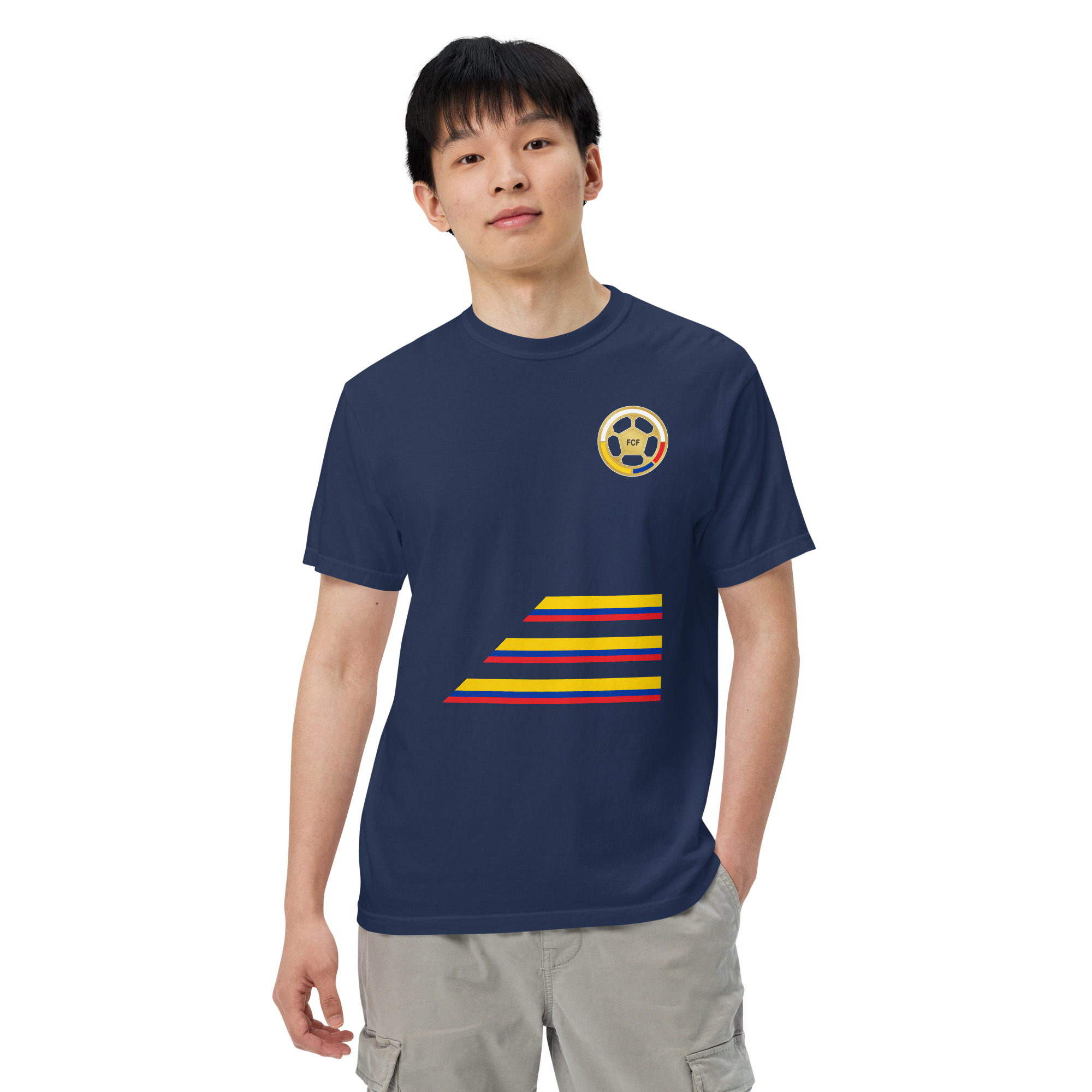 Colombian Tricolor - garment heavyweight t-shirt - Image 37