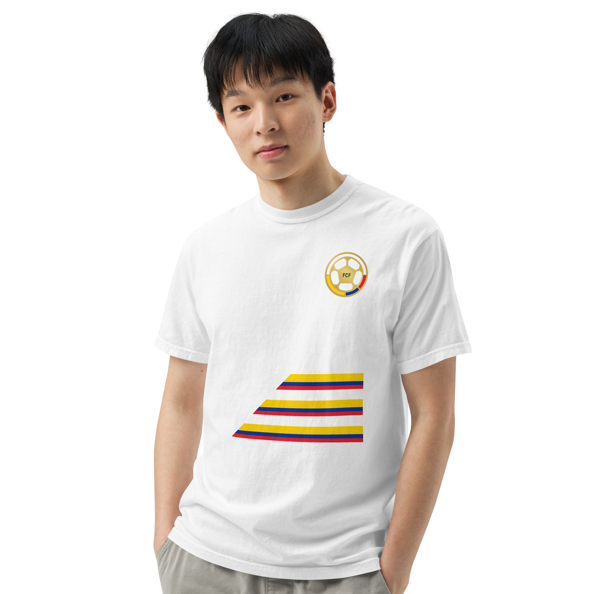 Colombian Tricolor - garment heavyweight t-shirt - Image 53