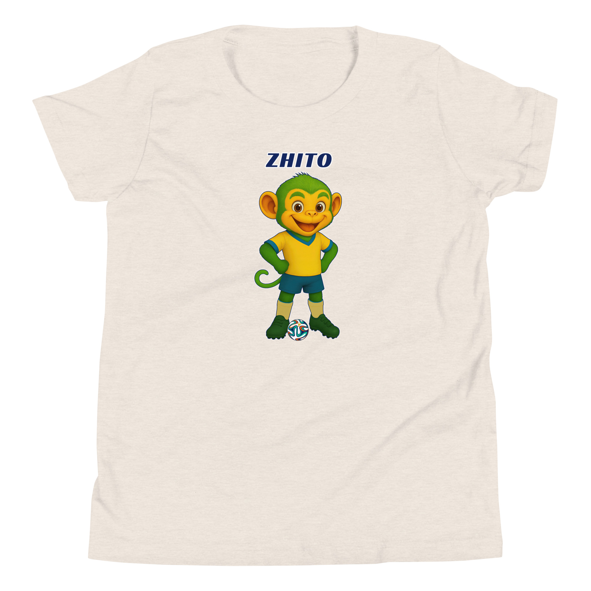 Zhito Kids T-Shirt – Cute Mascot Unisex Tee - Image 3