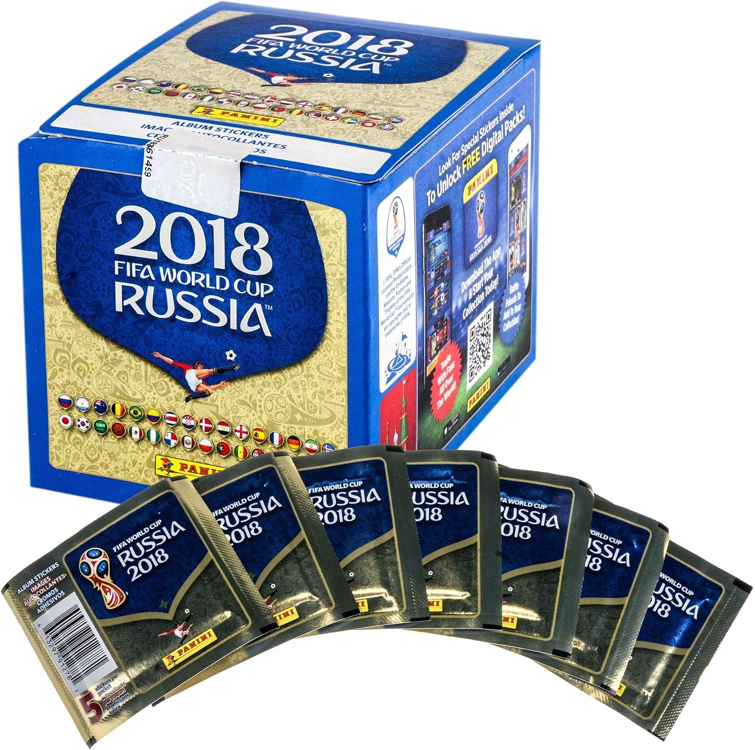 Panini FIFA World Cup Russia 2018 stickers packs and boxes