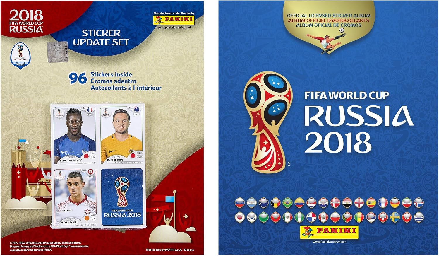 Panini FIFA World Cup Russia 2018 Hard Cover & Soft Cover Albums - Image 2