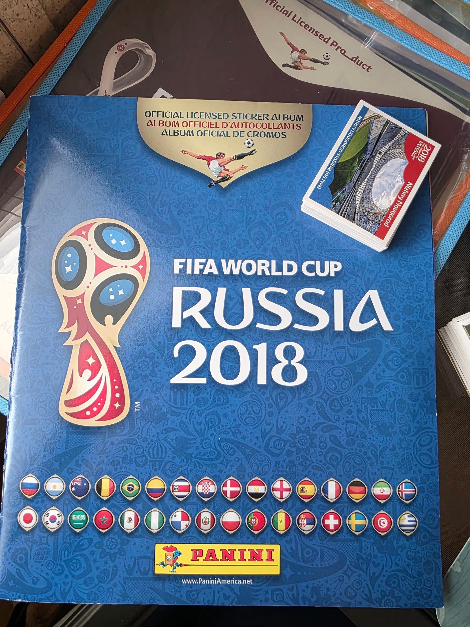 Panini FIFA World Cup Russia 2018 Hard Cover & Soft Cover Albums - Image 3
