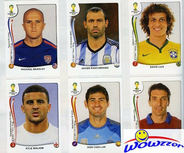 Panini FIFA World Cup Brazil 2014 Update Set stickers