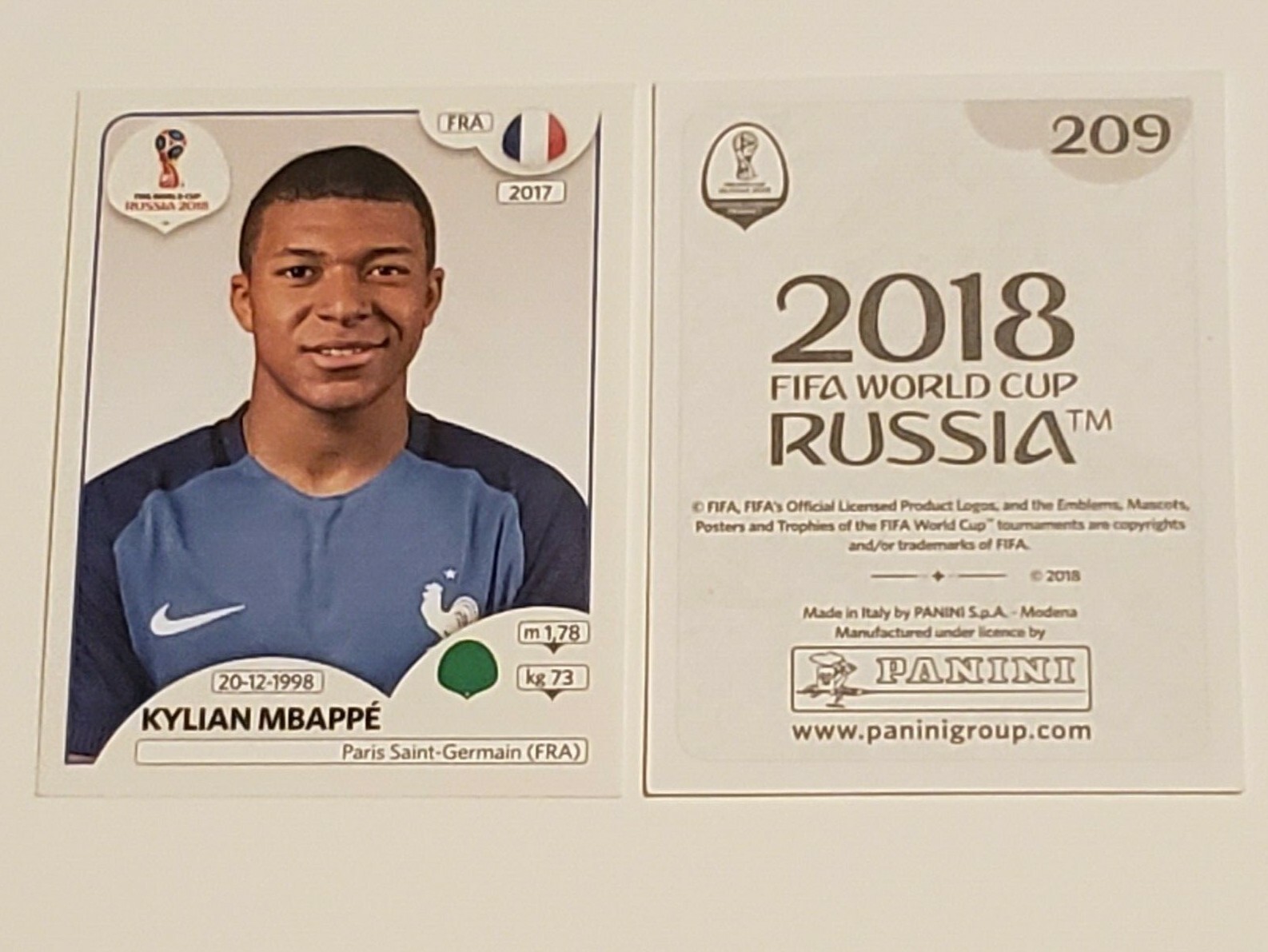 Panini FIFA World Cup Russia 2018 Complete Sticker Set - Image 4