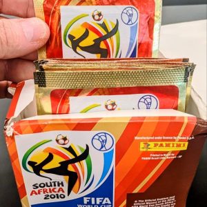 Panini FIFA World Cup South Africa 2010 sticker box with packs