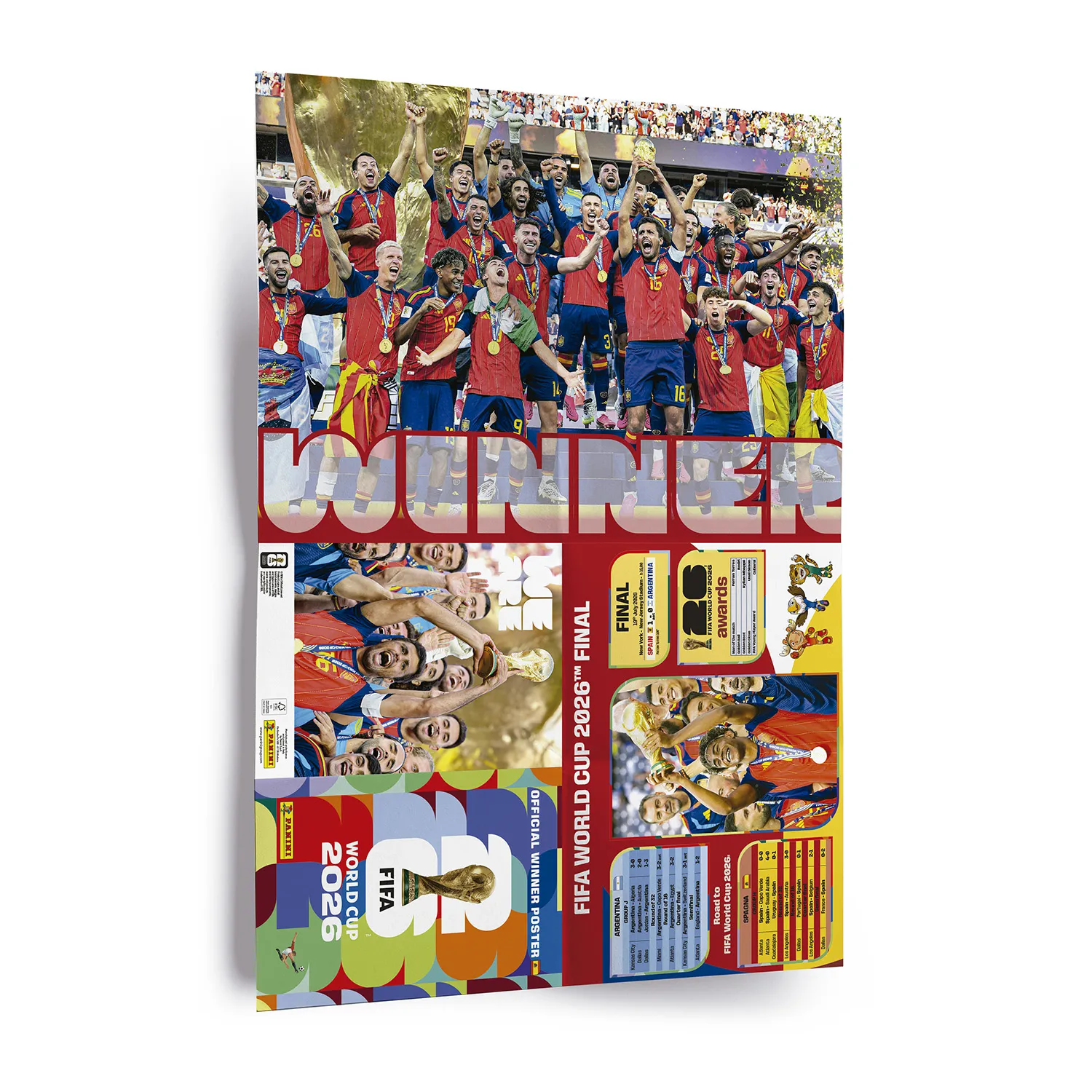 Panini FIFA World Cup 2026 Official Winner Poster – Spain - Image 3