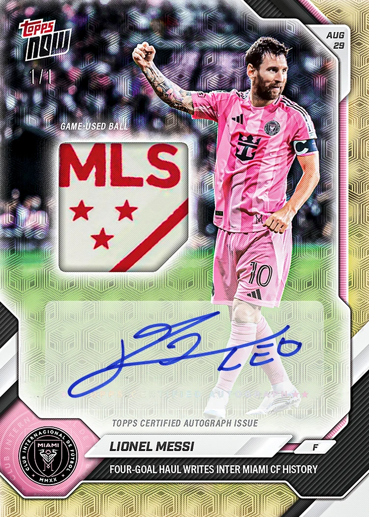 Lionel Messi – 2026 Topps NOW MLS #70 – Four-Goal Performance - Image 3